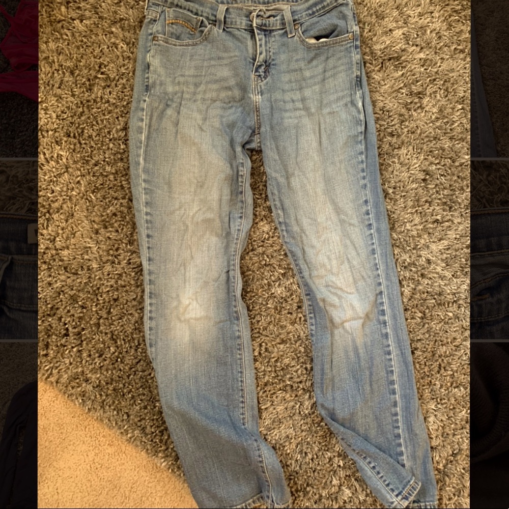 vintage levi’s 505 straight leg jeans